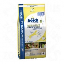 Bosch Sensitive Lamb & Rice 15кг х 2 шт  / Бош Сенситив Ягненок с Рисом для взрослых собак склонных к аллергии 15 кг х 2 шт 