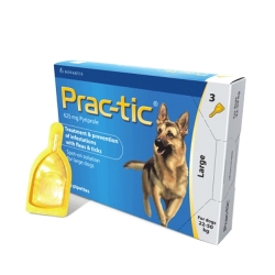 Prac-tic Large /  Капли Прак-тик для собак от 22 до 50 кг 3 шт х 5 мл