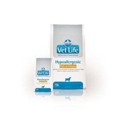 Farmina Vet Life Hypo Fish & Potato 12кг / Сухой лечебный корм Фармина лечение пищевых аллергий рыба с картофелем 12 кг